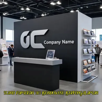 stand pameran 3x3 bondowoso berpengalaman
